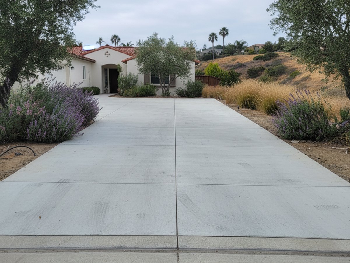 Concrete Driveways completed by Paramount Concrete in Mountain View, CA